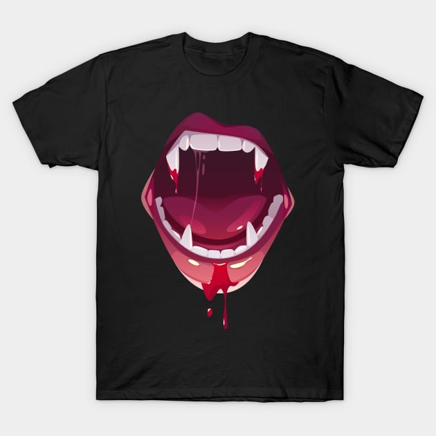 Fangs T-Shirt by The Gift Hub